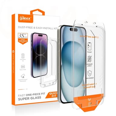 Skyddsglas iPhone 12/12 Pro Härdat Glas Enkelt Kit