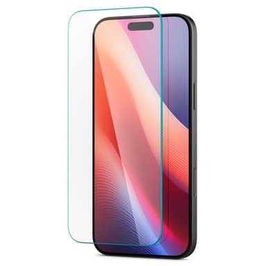 Spigen iPhone 16/15 Härdat glas Skärmskydd Glas.Tr Slim - Clear