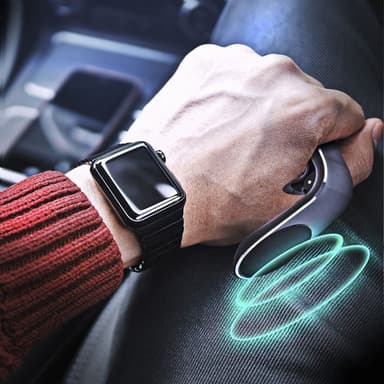 Universell LUFTUTLOPP Mobilhållare för luftventil svart