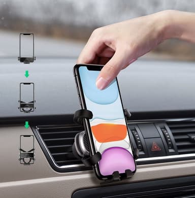 Ugreen Gravity Drive ventilation Bilhållare Svart