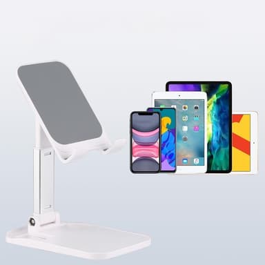 Wozinsky Mobilhållare Skrivbord Ställ Foldable - Vit