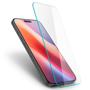 Spigen iPhone 16/15 Härdat glas Skärmskydd Glas.Tr Slim - Clear