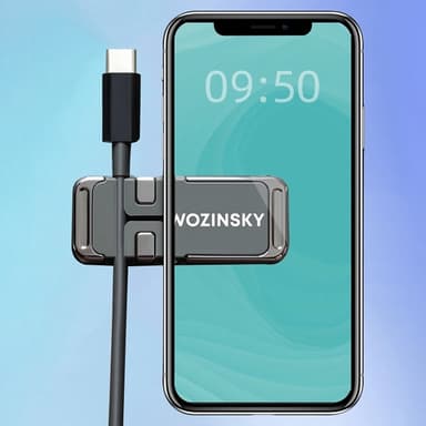 Wozinsky Magnetisk Mobilhållare med kabelorganisator