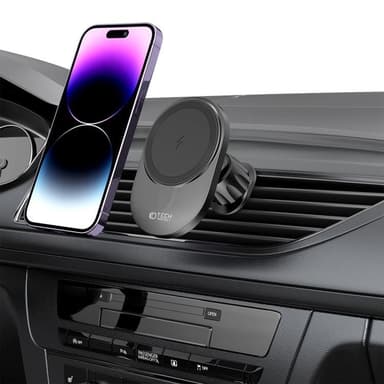 Tech-Protect Magsafe Trådlös Bilhållare Dashboard And Vent Mount - Svart