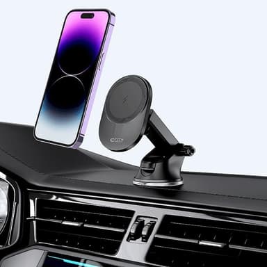 Tech-Protect Magsafe Trådlös Bilhållare Dashboard And Vent Mount - Svart