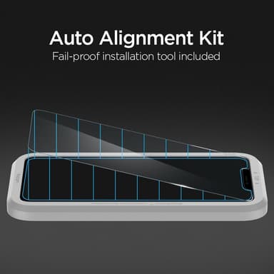 SPIGEN Härdat Glas Skärmskydd Alm.Tr Slim 2-Pack iPhone 11