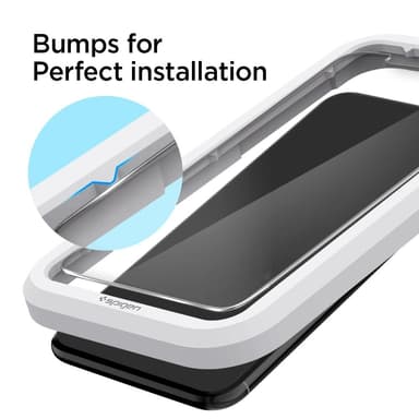 SPIGEN Härdat Glas Skärmskydd Alm.Tr Slim 2-Pack iPhone 11