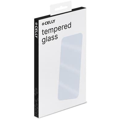 Celly iPhone 16 Plus Härdat Glas Skärmskydd Easy - Clear