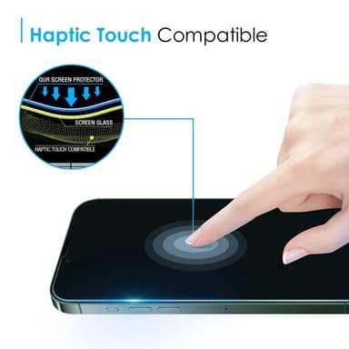 [2-PACK] iPhone 15 Pro Max Härdat Glas Skärmskydd - Clear