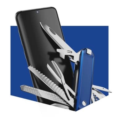 3mk iPhone 16 Plus Plastfilm skärmskydd Silver Protection+