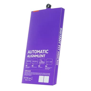 iPhone 16 Plus Härdat Glas Skärmskydd 9D Easy Tool Privacy