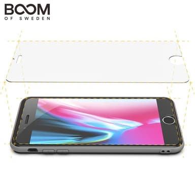 BOOM Flat Härdat Glas Skärmskydd iPhone 5/5S/SE