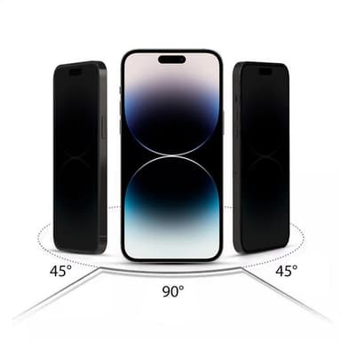 HOFI [2-Pack] iPhone 16 Pro Härdat Glas Skärmskydd Privacy