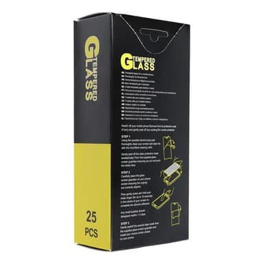 [25-Pack] iPhone 12 Mini Härdat Glas Skärmskydd - Transparent