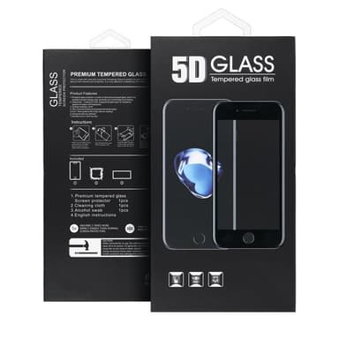 iPhone 16 Pro Härdat Glas Skärmskydd 5D Full Glue Privacy - Svart