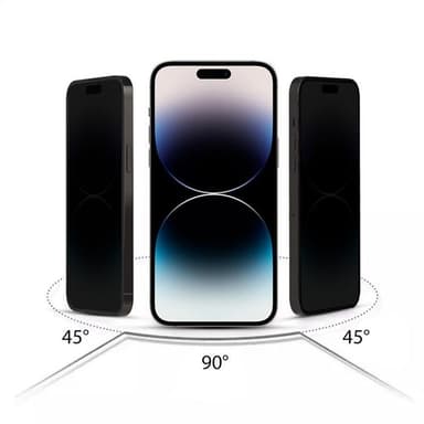Hofi iPhone 15 Härdat Glas Skärmskydd Anti Spy Privacy