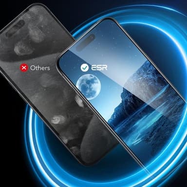 ESR [2-Pack] iPhone 16 Härdat Glas Skärmskydd - Clear