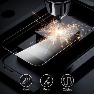 ESR [2-Pack] iPhone 16 Härdat Glas Skärmskydd - Clear