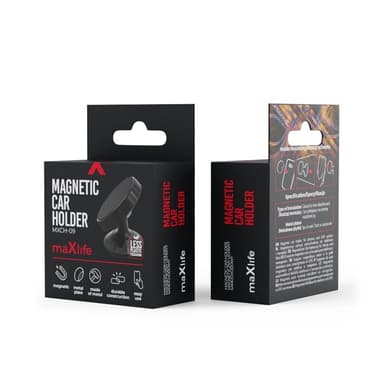 Maxlife Magnetisk Bilhållare MXCH-09 - Svart limmad