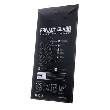 iPhone 16 Pro Härdat Glas Skärmskydd Privacy - Svart