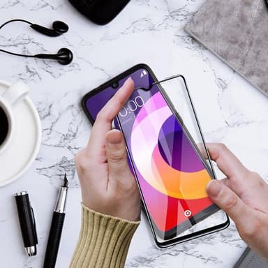 iPhone 15 Pro Härdat Glas Skärmskydd 5D Full Glue