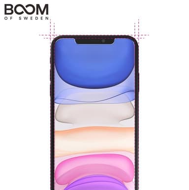 BOOM Flat Härdat Glas Skärmskydd iPhone X/Xs