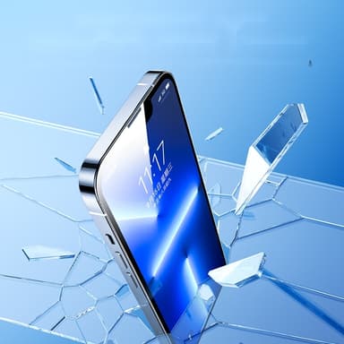 Joyroom iPhone 14 Plus Härdat Glas Skärmskydd Knight med Mounting Kit