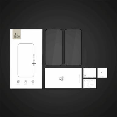 [2-Pack] iPhone 16e/14/13 Pro/13 Härdat Glas Skärmskydd Fit