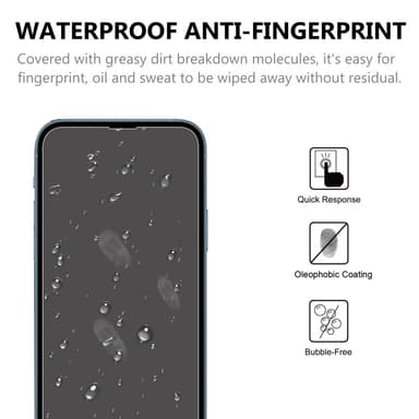 [2-PACK] Härdat Glas Skärmskydd iPhone 13 Pro Max - Clear