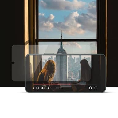 Hofi iPhone 16E Härdat Glas Skärmskydd Hybrid Pro Plus