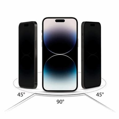 [2-Pack] iPhone 16e Härdat Glas Skärmskydd Spy Privacy