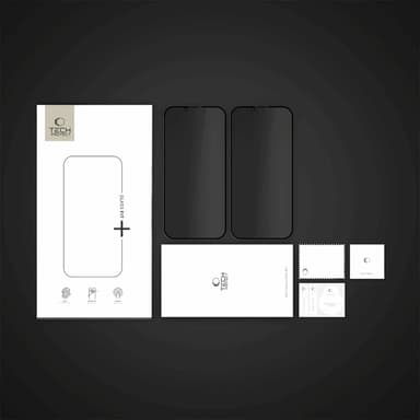 [2-Pack] iPhone 16e Härdat Glas Skärmskydd Spy Privacy