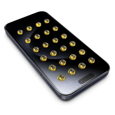 BOOM iPhone 15 Pro Privacy Härdat Glas Skärmskydd 2st