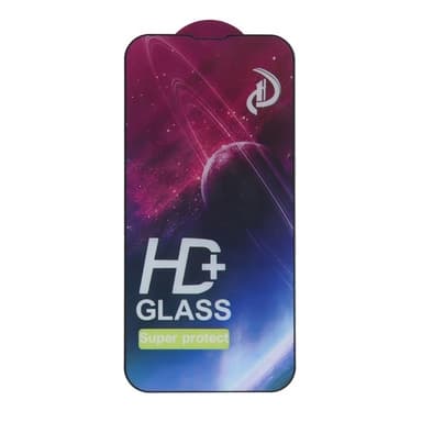iPhone 16 Pro Härdat Glas Skärmskydd 9D - Svart