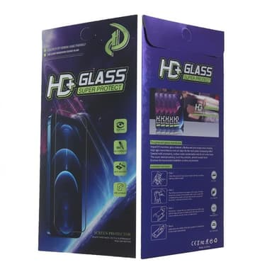 iPhone 16 Pro Härdat Glas Skärmskydd 9D - Svart
