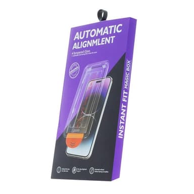 iPhone 16 Plus Härdat Glas Skärmskydd 9D Easy Tool Privacy