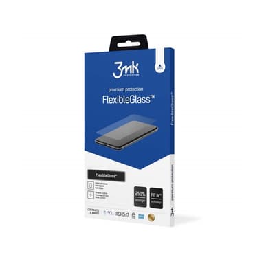 3MK iPhone X/XS/11 Pro Hybrid Okrossbart Glas FlexibleGlass