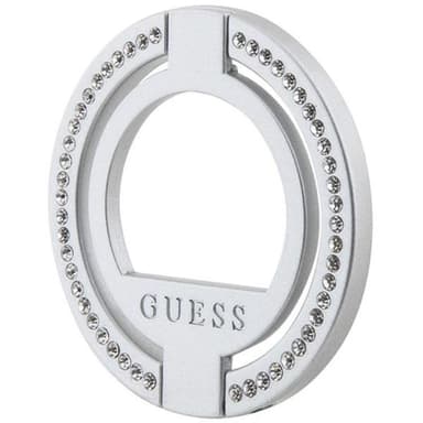Guess Ringhållare Magsafe Rhinestone - Silver