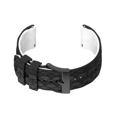Silikonarmband för Suunto 9 & 7 Svart + Vit - Elgiganten