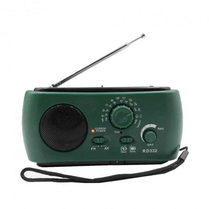 Radio med inbyggd dynamo