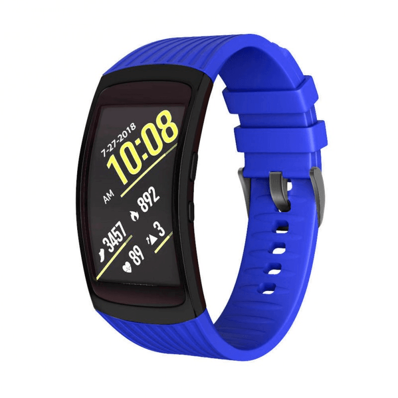 Sport Armband Samsung Galaxy Gear Fit 2 Fit 2 Pro Bla Tillbehor Klockor Och Wearables Elgiganten