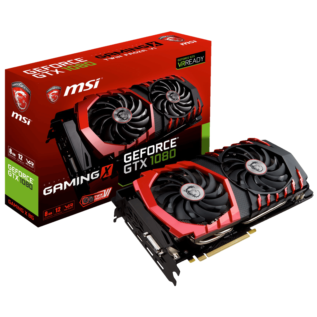 Msi Geforce Gtx 1080 Gaming X 8g Grafikkort Grafikkort Elgiganten