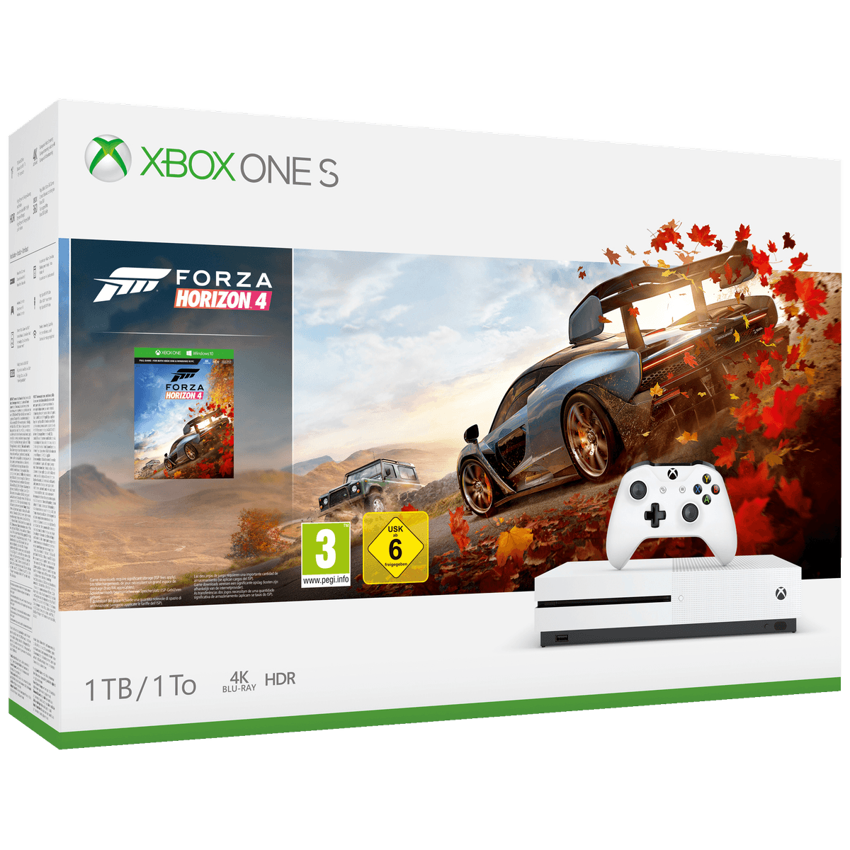 Xbox One S 1 Tb Forza Horizon 4 Vit Xbox One One X Och One