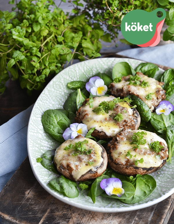 SDA - Grill - cheese stuffed mushrooms