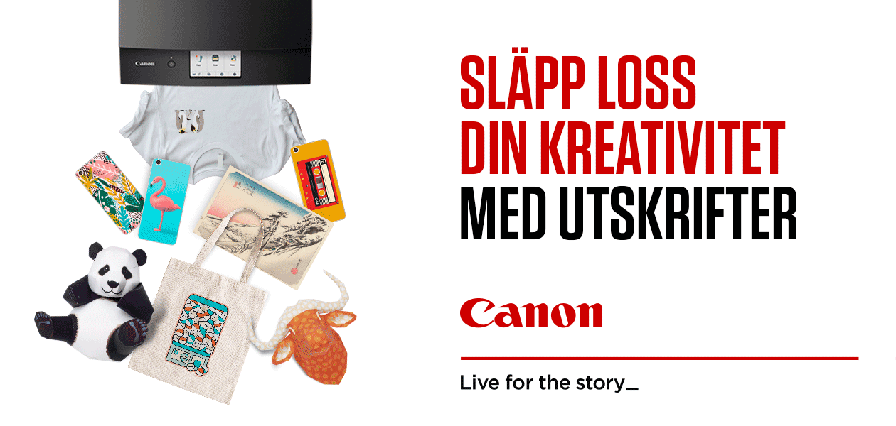 Släpp loss din kreativitet med utskrifter från Canon