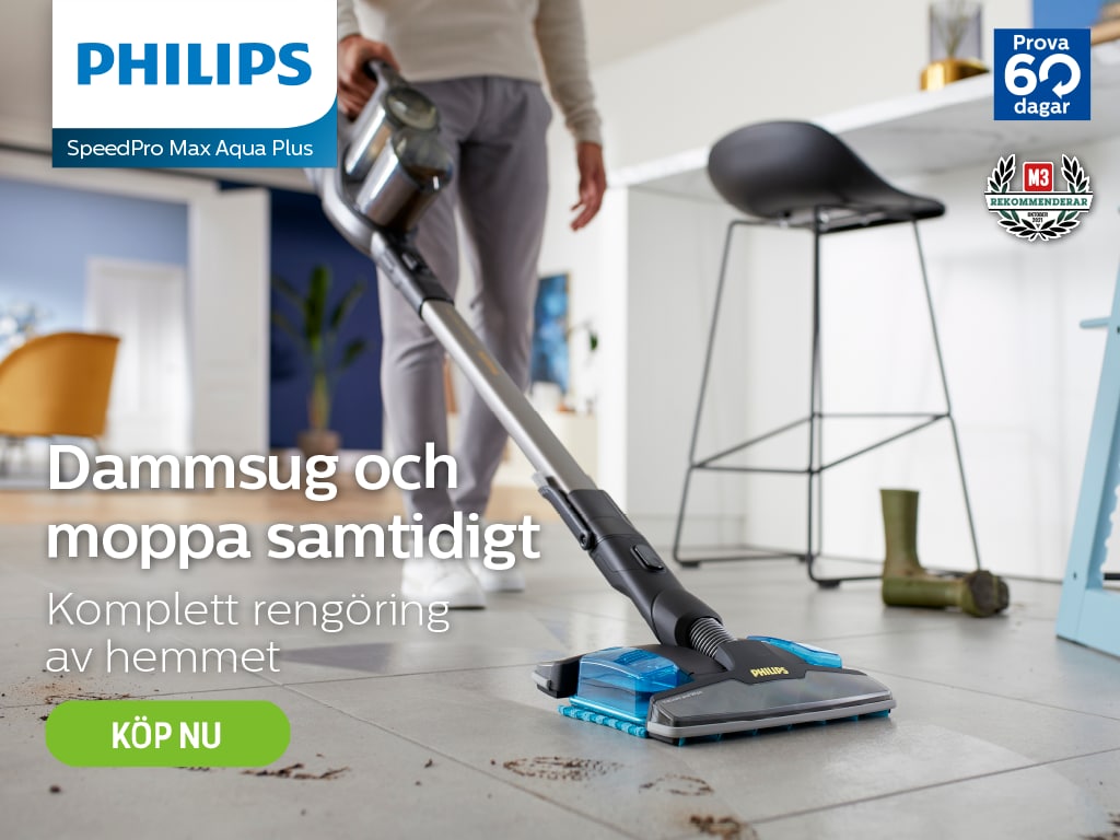 Philips SpeedPro Max Aqua - dammsug och moppa samtidigt