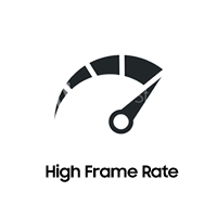 Symbol för hög bildhastighet