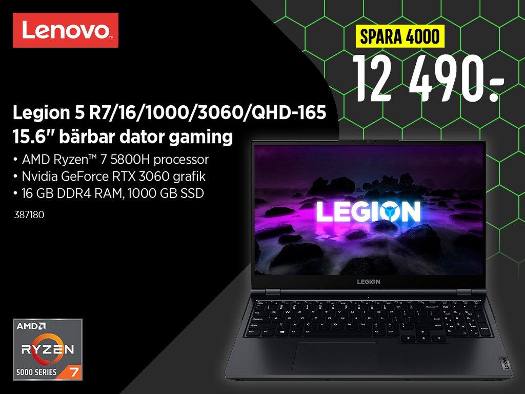 Monthly Gaming Deal May - Lenovo gaming laptop