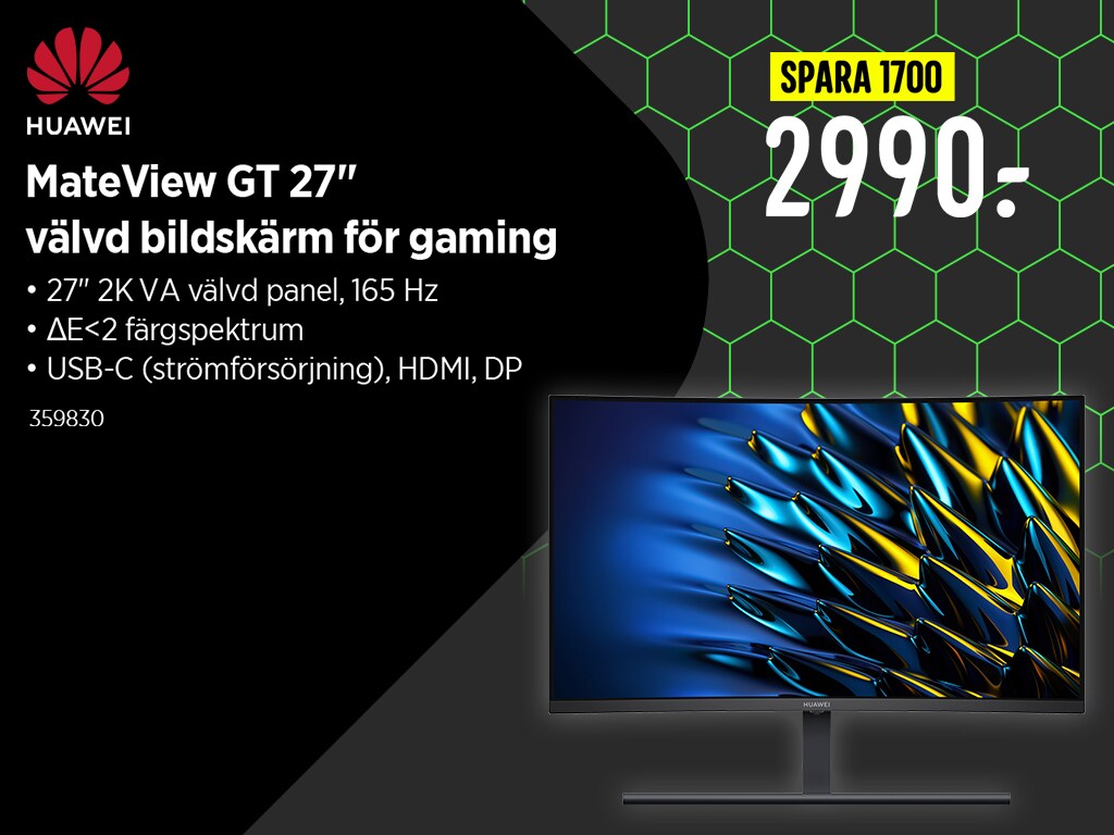 Monthly Gaming Deal May - Huawei monitor 
