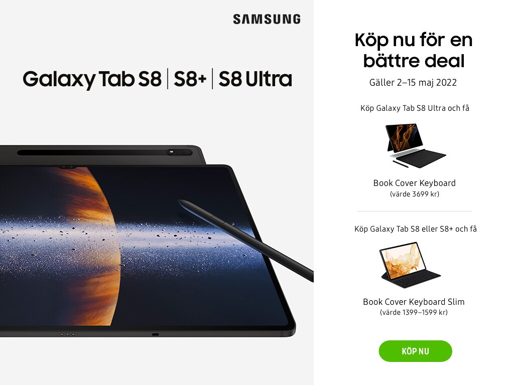 Samsung Galaxy Tablet - S8 keyboard